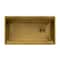Ruvati 33 in. Polished Brass Matte Gold SS Workstation Two-Tiered Ledge Undermount Kitchen Sink RVH6222GG - alternate 5